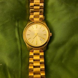 Michael Kors Gold Large faced watch